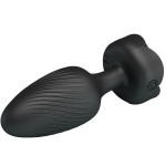 PRETTY LOVE - OSBORN PLUG ANAL AVEC LUMIÃRE LED NOIR 9,8 CM
